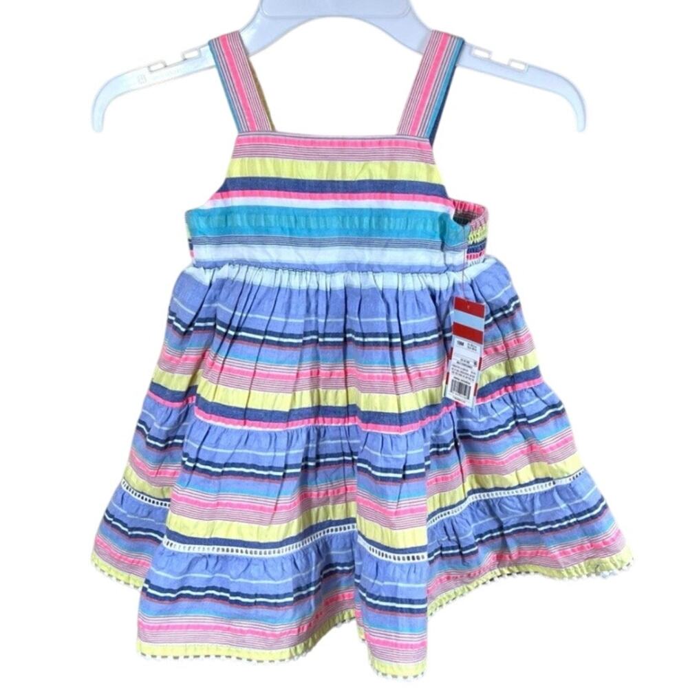 NEW Cat & Jack Toddler Girls Sun Dress Striped Size 18 Mo NWT